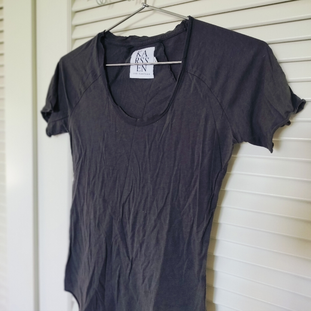 Zoe Karssen Cotton Modal Short Sleeve Tee XS